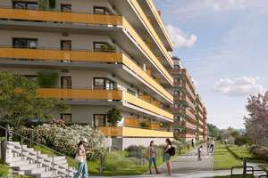 Erstbezug: Moderne 2-Zimmer-Wohnung mit großem Balkon im 3. OG in Leipzig Zentrum-Südost – Dösner Weg 10, 4103 Zentrum-Südost, Leipzig – Vorschaubild 1