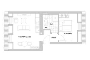 Ideal geschnittenes 2-Zimmer-Apartment - saniert und mit Einbauküche – Die vollständige Adresse der Immobilie erhältst du vom Anbieter., 40227 Oberbilk, Düsseldorf – Vorschaubild 5