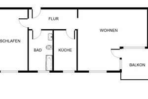 Preisgünstige und praktische 2-Zimmer-Wohnung – Schweizerbogen 9, 4289 Probstheida, Leipzig – Vorschaubild 5