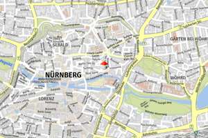 City-Wohnen Nähe Hauptmarkt/Pegnitz:
Charmante 3-Zimmer-Wohnung im 1. OG mit Südost-Balkon – Untere Talgasse 2, 90403 Altstadt, St. Sebald, Nürnberg – Vorschaubild 2
