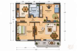 Wohntraum mit Balkon – helle 3-Zimmer-Wohnung zum Wohlfühlen – Die vollständige Adresse der Immobilie erhältst du vom Anbieter., 42719 Wald, Solingen – Vorschaubild 13