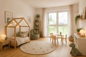 HEGERICH: Licht, Raum und Komfort – Moderne 5-Zimmer- Neubauwohnung in bester Wohnqualität – Die vollständige Adresse der Immobilie erhältst du vom Anbieter., 90439 Sündersbühl, Nürnberg – Vorschaubild 4