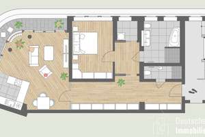 //Schicke 2 Zimmerwohnung mit tollem Ausblick und exklusiver Ausstattung// – Ruth-Pfau-Straße 2, 4107 Zentrum-Süd, Leipzig – Vorschaubild 14