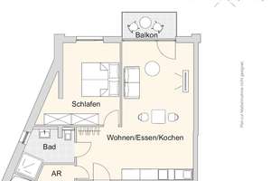 Erstbezug der modernen 2-Zi.-Wohnung mit Balkon, Einbauküche und Fußbodenheizung in Nürnberg-Nordost – Die vollständige Adresse der Immobilie erhältst du vom Anbieter., 90409 Schleifweg, Nürnberg – Vorschaubild 12