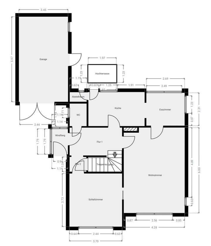 Grundriss Erdgeschoss