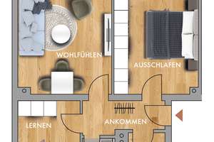 *** 3 Raum Wohnung I 02/26 I ruhige Lage  I kleine Oase I Nähe zum Cossi ***  – Anton-Zickmantel-Str. 15, 4249 Großzschocher, Leipzig – Vorschaubild 13