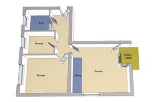 IMMOBERLIN.DE - Sonnige Wohnung mit Balkonloggia in Südwestausrichtung & Pkw-Stellplatz – Die vollständige Adresse der Immobilie erhältst du vom Anbieter., 12247 Lankwitz, Berlin – Vorschaubild 9