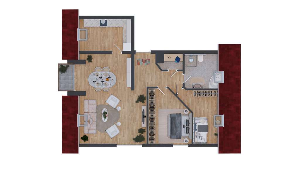 Immobilie in Osthofen - Investieren leicht gemacht: 3ZKB-ETW mit viel Stauraum auf dem Dachboden * Keine Käuferprovision - Bild 2