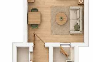 Helle 1-Zimmer-Wohnung mit Balkon und U-Bahn-Anschluss – 70378 Mönchfeld, Stuttgart – Vorschaubild 16