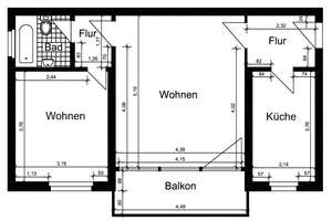 Hübsche 2-Zimmer-Wohnung im 1. OG mit Tageslichtbad und Balkon – Grobestraße 13a, 39435 Borne – Vorschaubild 7