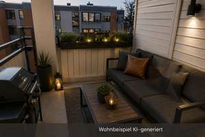 Lichtdurchflutete 1,5-Z. Wohnung mit Balkon, Aufzug & Tiefgaragenstellplatz in ruhiger Wohnanlage