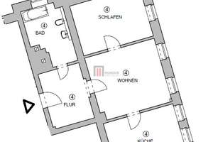 + Leerstehende 2-Zimmer-Wohnung zu verkaufen - Kapitalanlage oder Eigennutz - Sie entscheiden! – Die vollständige Adresse der Immobilie erhältst du vom Anbieter., 1159 Löbtau-Süd, Dresden – Vorschaubild 13