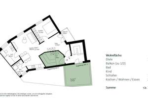 Traumhafte 3-Zimmer-Wohnung mit luxuriöser Ausstattung und Balkon zu verkaufen! – Die vollständige Adresse der Immobilie erhältst du vom Anbieter., 86199 Göggingen-Süd, Augsburg – Vorschaubild 17