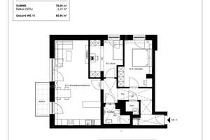 Großzügige 3-Zimmer-Wohnung mit Balkon – viel Platz zum Wohlfühlen – Bonner Straße 540, 50968 Marienburg, Köln – Vorschaubild 7