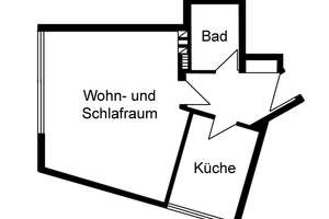 **TOP** Gepflegte, helle 1 Zimmer Wohnung! – Helbingstr. 60, 45128 Südviertel, Essen – Vorschaubild 9
