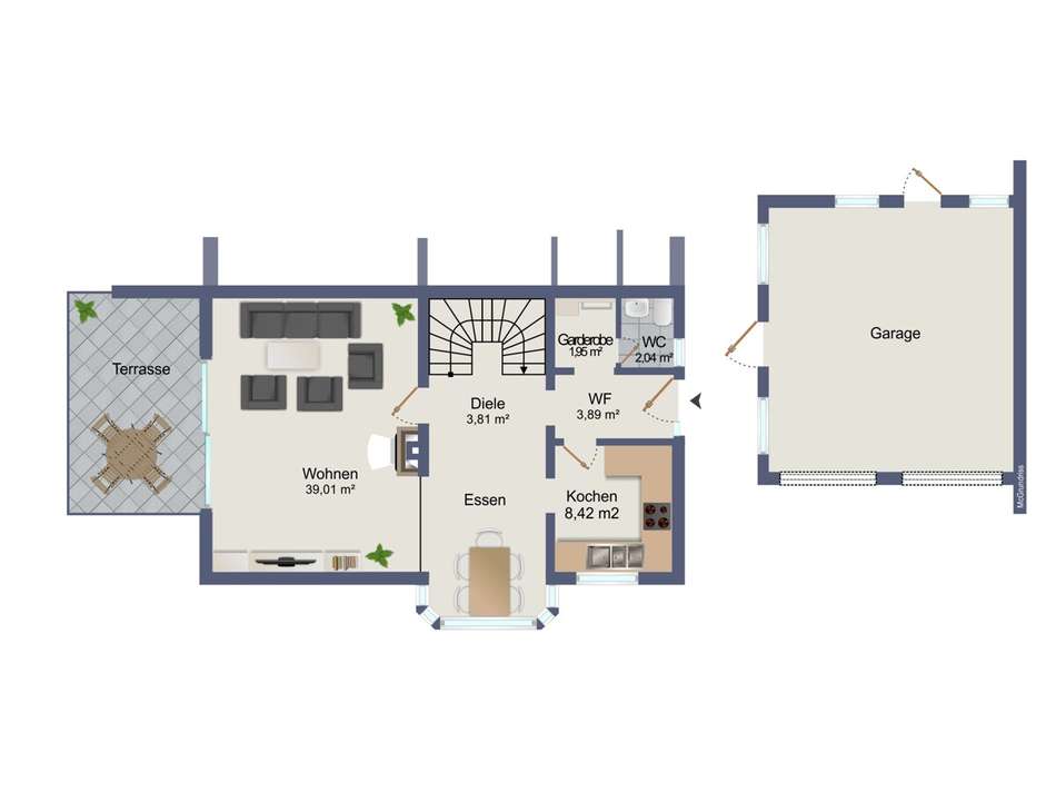 Grundriss EG