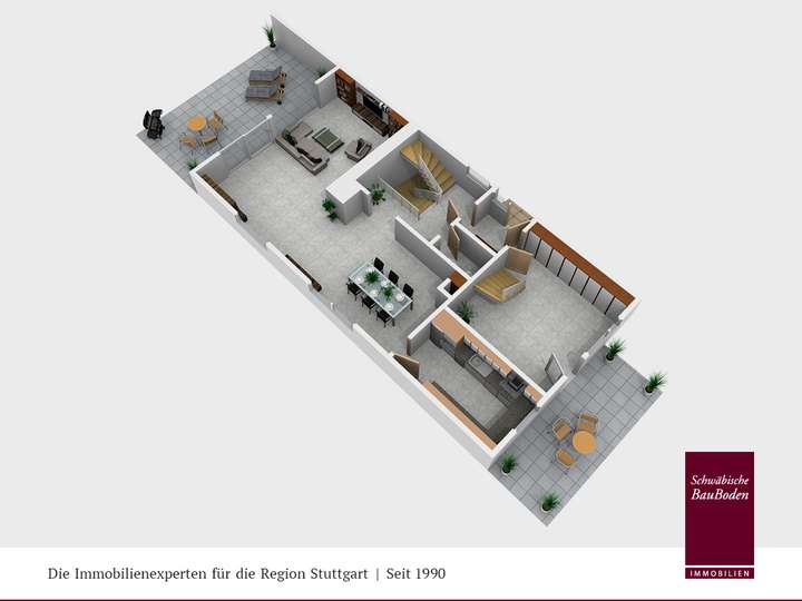Visualisierung Erdgeschoss