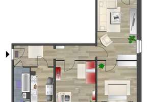 Bezugsfertige 3-Raum-Wohnung im Herzen der Stadt – Mühlenstr. 22, 9111 Zentrum, Chemnitz – Vorschaubild 5