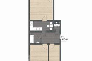 Frisch sanierte 3 Zimmer-Wohnung mit großem Süd-/Westbalkon – Die vollständige Adresse der Immobilie erhältst du vom Anbieter., 40225 Bilk, Düsseldorf – Vorschaubild 11