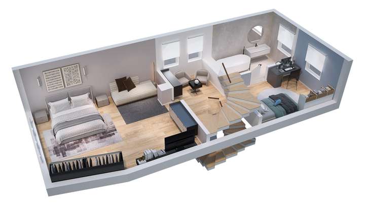 Grundriss Obergeschoss