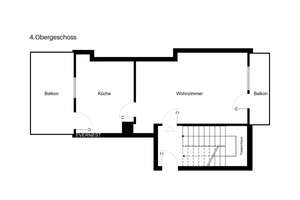 100 m² über den Dächern von Düsseltal – Maisonette mit zwei Balkonen in Szenelage von Düsseldorf – 40237 Düsseltal, Düsseldorf – Vorschaubild 23