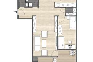Ansprechende 3,5-Zi.-Wohnung im EG mit Garten! – Die vollständige Adresse der Immobilie erhältst du vom Anbieter., 70567 Möhringen-Ost, Stuttgart – Vorschaubild 2