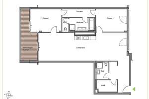 Lichtdurchflutete Wohnung am Zoopark - Wentzel Dr. – Graf-Recke-Str. 86, 40239 Düsseltal, Düsseldorf – Vorschaubild 2