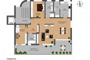 Möblierte 3,5-Zimmer-Penthouse-Wohnung mit Garage und einem Stellplatz in Heilbronn Biberach  – Die vollständige Adresse der Immobilie erhältst du vom Anbieter., 74078 Biberach, Heilbronn – Vorschaubild 20