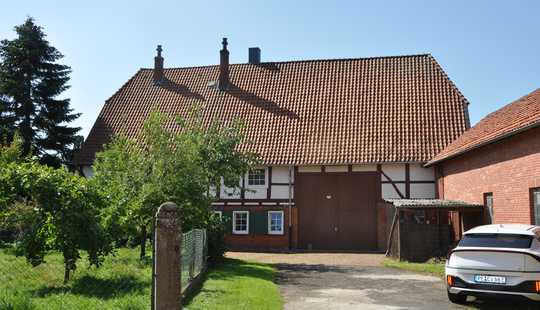 Bild von Fachwerk-Bauernhaus (ZFH) mit integr. Partyscheune, Stall und Nebengebäude