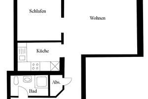 * Mansardenwohnung im schönen Altbau - ID 5817  * – Die vollständige Adresse der Immobilie erhältst du vom Anbieter., 1309 Striesen-Ost, Dresden – Vorschaubild 2