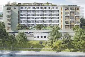 Direkte Rheinlage, moderne 3 Zimmerwohnung mit Balkon – An den Rheinwiesen ., 55131 Neustadt, Mainz – Vorschaubild 2
