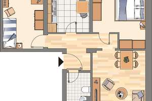 3-Zimmer-Wohnung in Dortmund Kemminghausen – Kemminghaus Straße 145, 44339 Eving (Ortsteil), Dortmund – Vorschaubild 2