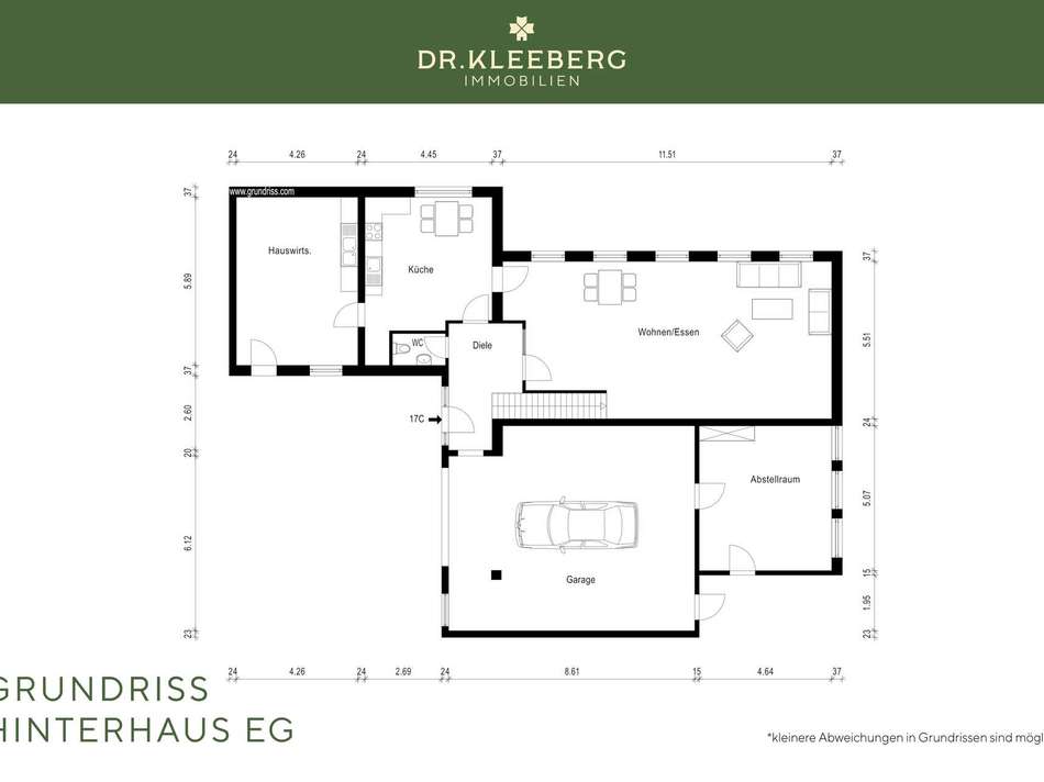 Grundriss Hinterhaus EG