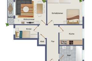 Kunze: 3-Zimmer Wohnung in Ahlem - Erstbezug nach Sanierung – Lohkamp 6, 30453 Ahlem, Hannover – Vorschaubild 8