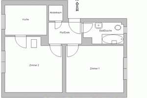 Frisch sanierte 2-Zimmer-Wohnung mit Balkon – bereit für Ihre individuellen Gestaltungsideen! – Johannesstr. 70, 46240 Boy, Bottrop – Vorschaubild 2