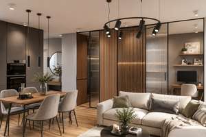 Studiowohnung im Gartengeschoss - exklusiv wohnen am Stadtpark Chemnitz – Beckerstraße 35 a, 9120 Kapellenberg, Chemnitz – Vorschaubild 2
