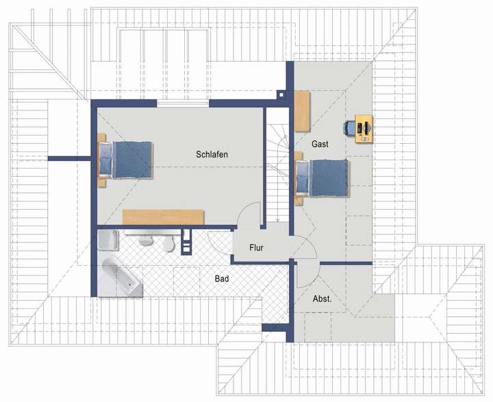Grundriss Dachgeschoss