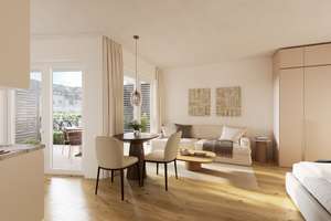 Neubau-Erdgeschosswohnung mit ruhiger Sonnenterrasse – Rather Broich 154, 40470 Rath, Düsseldorf – Vorschaubild 2
