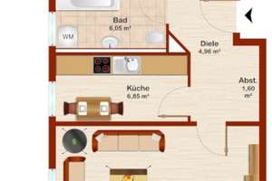 Sofort beziehbare 2 Zimmer-ETW mit Balkon und TG-Stellplatz – Die vollständige Adresse der Immobilie erhältst du vom Anbieter., 94315 Kernstadt, Straubing – Vorschaubild 11