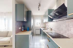 Renovierte 2,5-Zimmer-Wohnung mit Süd-Balkon, Einbauküche und TG-Stellplatz in Stuttgart-Möhringen – 70567 Möhringen-Süd, Stuttgart – Vorschaubild 4