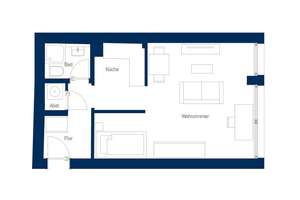 Saniertes 1-Zimmer Apartment in ruhiger Lage von Mülheim an der Ruhr – 45478 Speldorf, Mülheim an der Ruhr – Vorschaubild 11