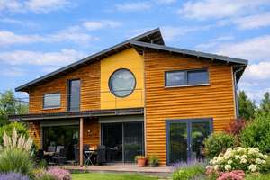 Lichtdurchflutetes Design Architekten Holzhaus, naturnahe sonnige Feldrandlage, ca.30 min.v. Stgt – Die vollständige Adresse der Immobilie erhältst du vom Anbieter., 75233 Tiefenbronn – Vorschaubild 5