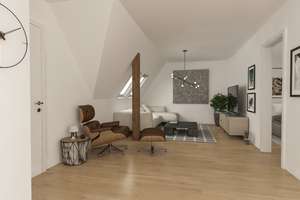  4,5 Zimmer Ausbaureserve im Dachgeschoss – Ideal für Selbstverwirklicher – 40476 Golzheim, Düsseldorf – Vorschaubild 3