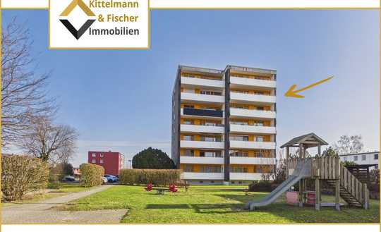 PROVISIONSFREI // 3-Zimmer-Wohnung mit Weitblick und großem Balkon im 5. Obergeschoss – Braunschweig
