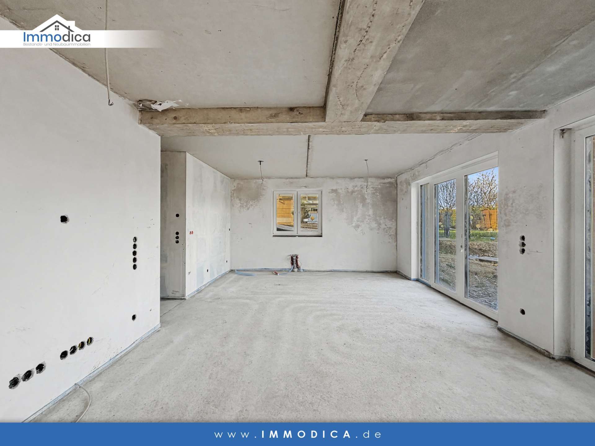 Immobilie in Heßheim - Neubauprojekt WOHNRESIDENZ II - Exklusive 2ZKB Gartenwohnung mit großer Terrasse - Bild 0