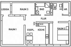***ERSTBEZUG NACH MODERNISIERUNG - STILVOLLE 3,5-ZI.-WOHNUNG IN DUISBURG-RAHM; OHNE PROVISION – Maisstraße 32, 47269 Rahm, Duisburg – Vorschaubild 11