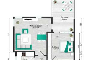 Moderne 2-Zimmer-Gartenwohnung in begehrter Lage von München-Neuperlach Süd – Die vollständige Adresse der Immobilie erhältst du vom Anbieter., 81739 Altperlach, München – Vorschaubild 31