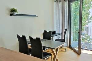 Möbl. Apartment, ruhig, all-inclusive, WLAN /  furnished, central, quiet – Schmellerstr., Nahe U3 + U6 0, 80337 Am Schlachthof, München – Vorschaubild 4