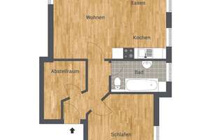 Freie, sonnige DG-Wohnung mit EBK, Balkon, Laminat und Duplexparker | WAGNER IMMOBILIEN – Die vollständige Adresse der Immobilie erhältst du vom Anbieter., 65205 Erbenheim, Wiesbaden – Vorschaubild 12
