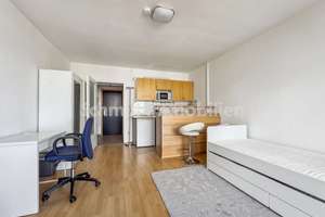 Möblierte 1-Zimmer-Wohnung mit Balkon und Skylineblick in Frankfurt-Sachsenhausen – 60598 Sachsenhausen-Süd, Frankfurt am Main – Vorschaubild 3